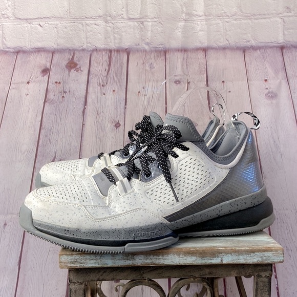 adidas Other - Adidas D Lillard 1 Men's White / Gray / Black Sneakers. Size. 14